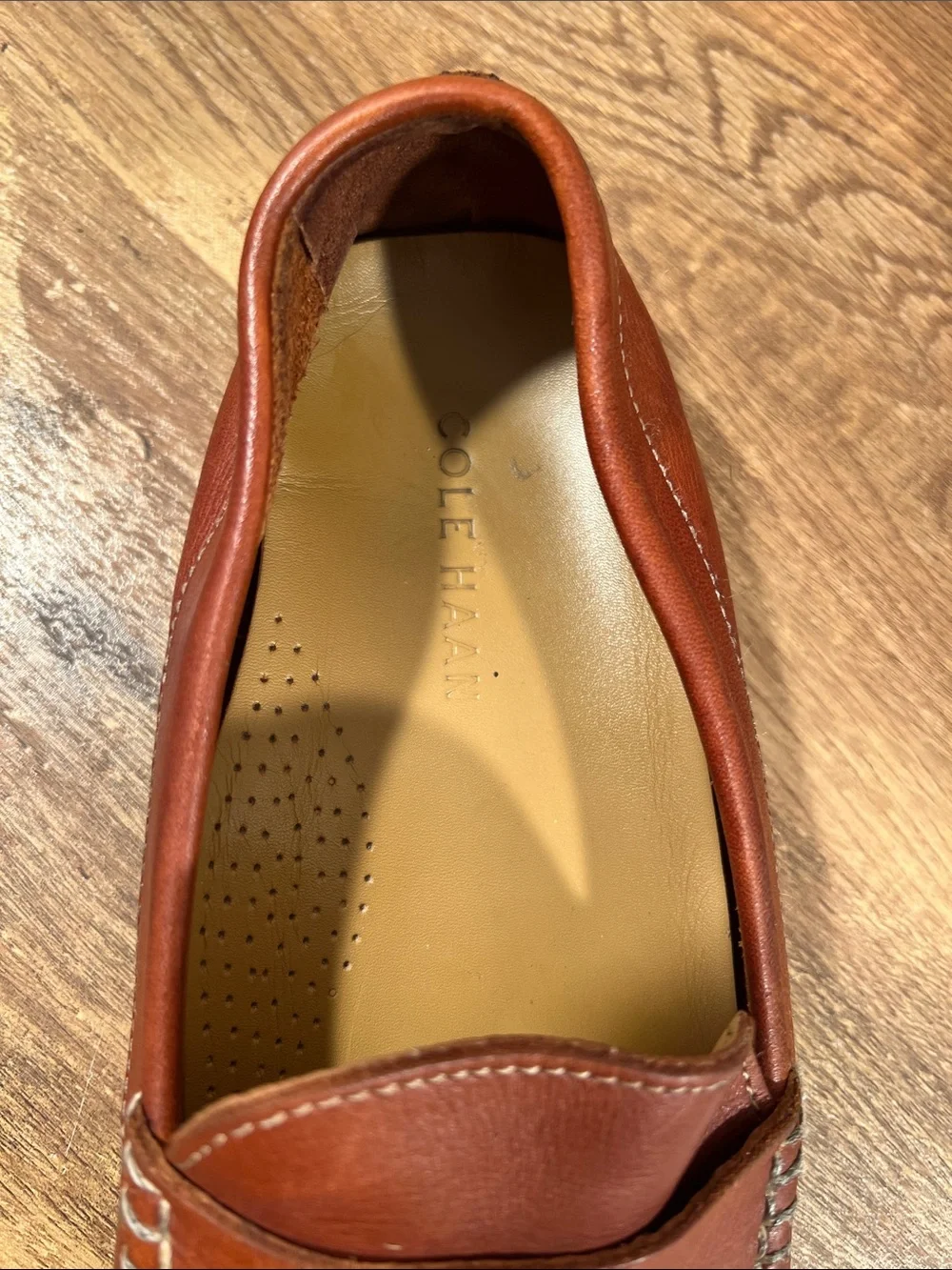 Cole‎ Haan Men's Howland Penny Loafer Driving Shoes in Chestnut